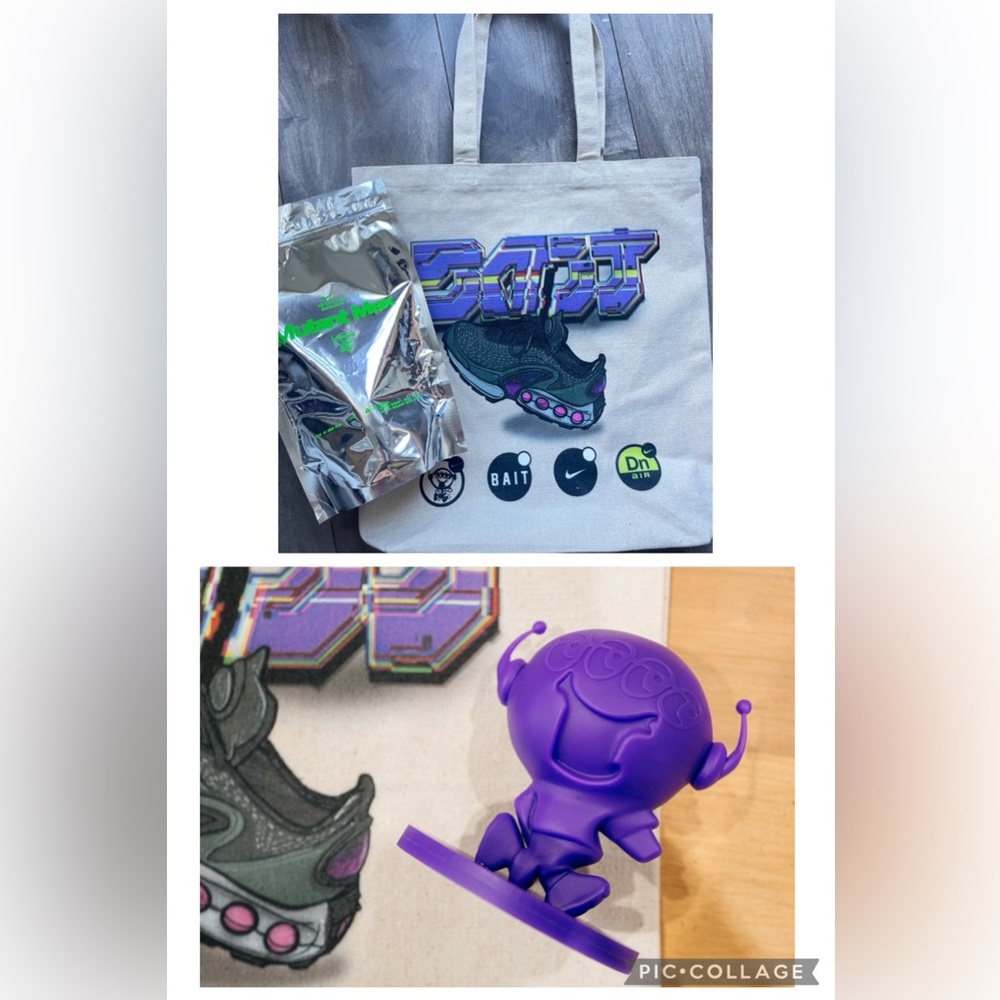 NEW 3/26 BAIT x NIKE Air Max 2024 Mutant Max Purple Toy Figurine SEALED AR EXPER